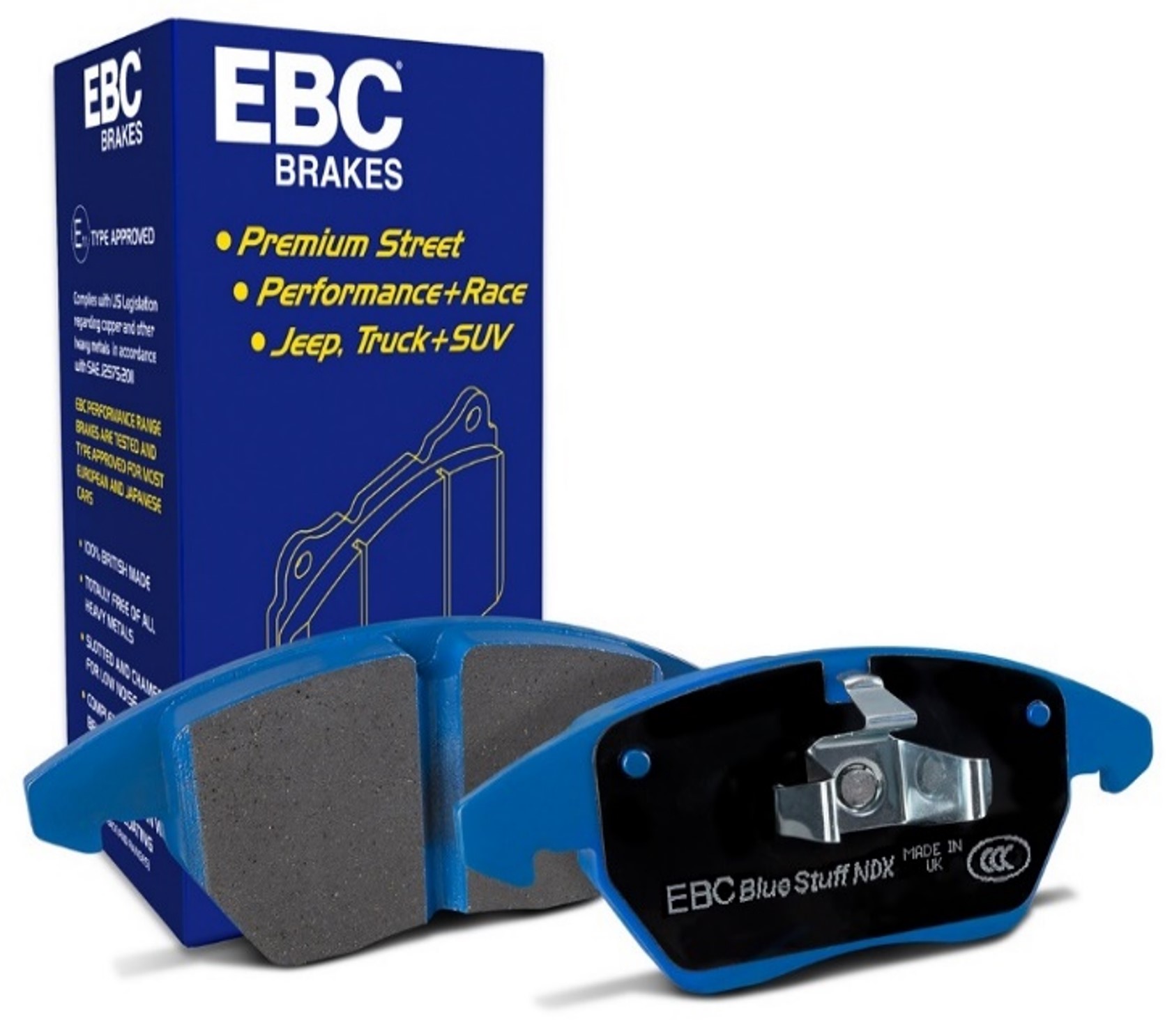 plăcuțe de frână ebc, bluestuff , punte faţă, dp5002ndx