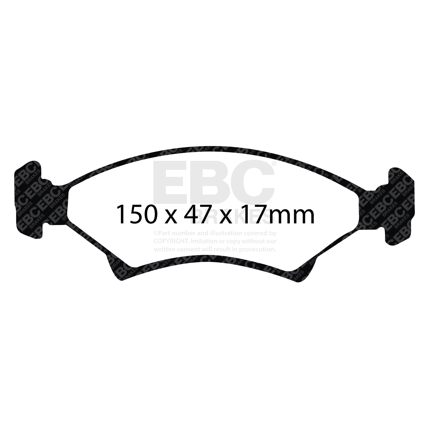 plăcuțe de frână ebc, ultimax oe , punte faţă, dp1001 plăcuțe de frână ebc, ultimax oe , punte faţă, dp1001