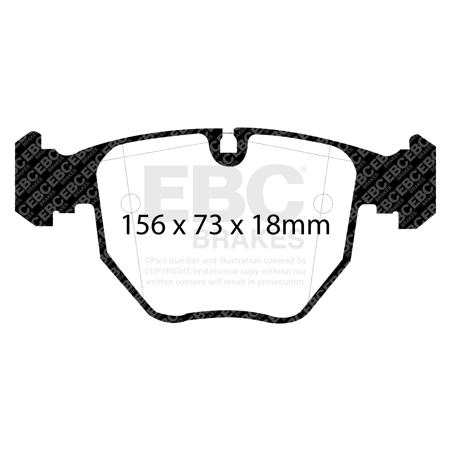 plăcuțe de frână ebc, ultimax oe , punte faţă, dp1036 plăcuțe de frână ebc, ultimax oe , punte faţă, dp1036