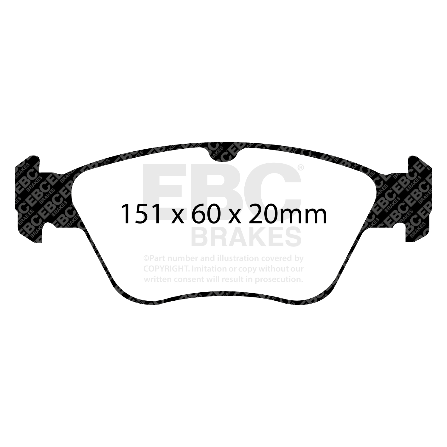 plăcuțe de frână ebc, ultimax oe , punte faţă, dp1055 plăcuțe de frână ebc, ultimax oe , punte faţă, dp1055