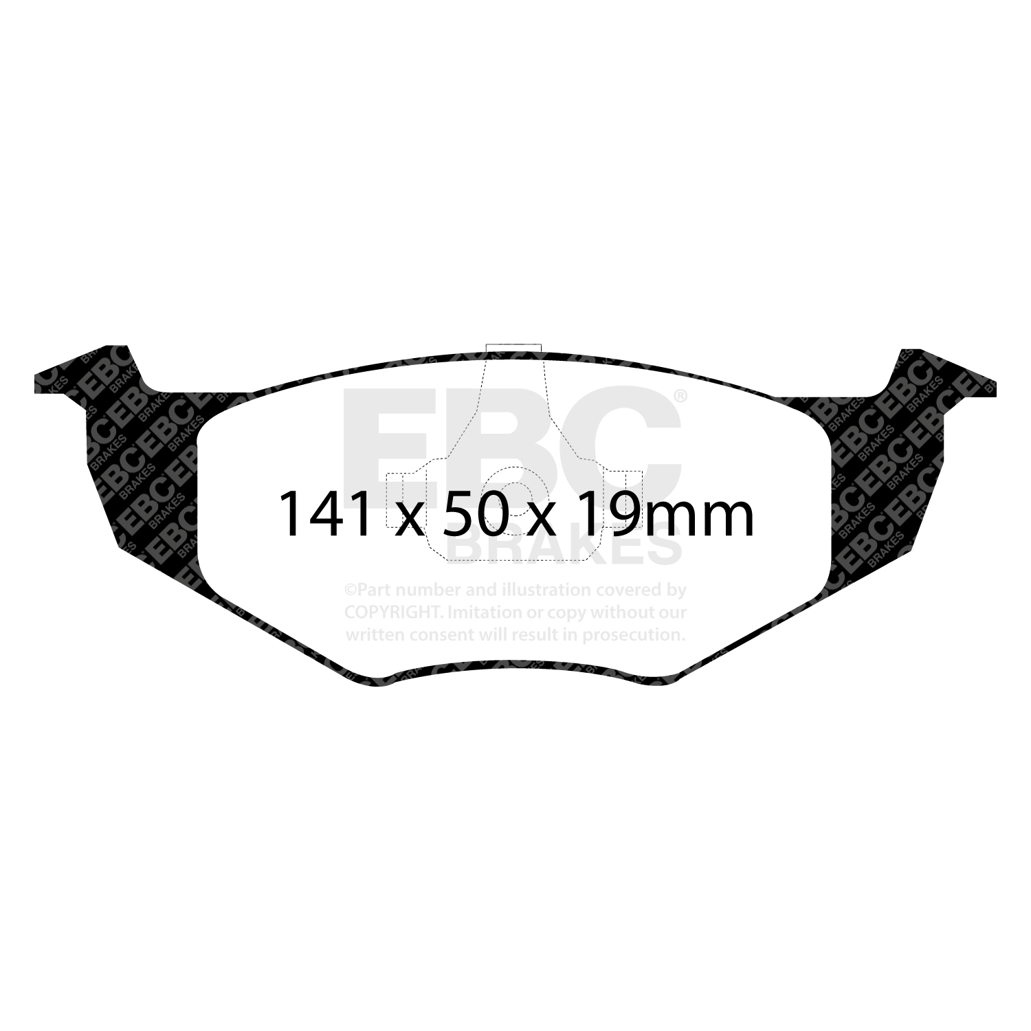 plăcuțe de frână ebc, ultimax oe , punte faţă, dp1056 plăcuțe de frână ebc, ultimax oe , punte faţă, dp1056
