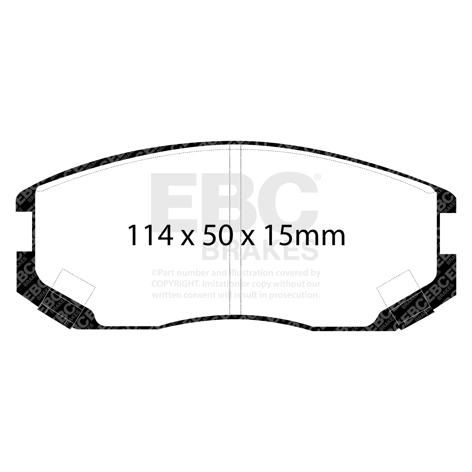 plăcuțe de frână ebc, ultimax oe , punte faţă, dp1063 plăcuțe de frână ebc, ultimax oe , punte faţă, dp1063