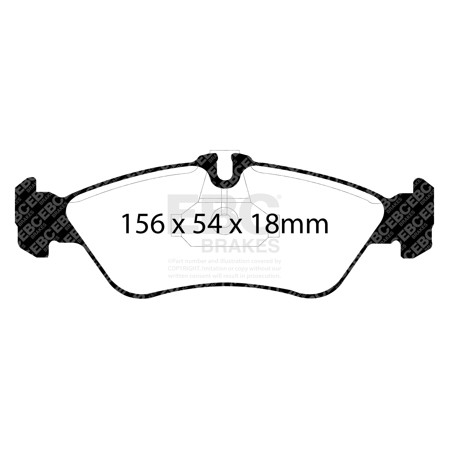 plăcuțe de frână ebc, ultimax oe , punte spate, dp1070/2 plăcuțe de frână ebc, ultimax oe , punte spate, dp1070/2