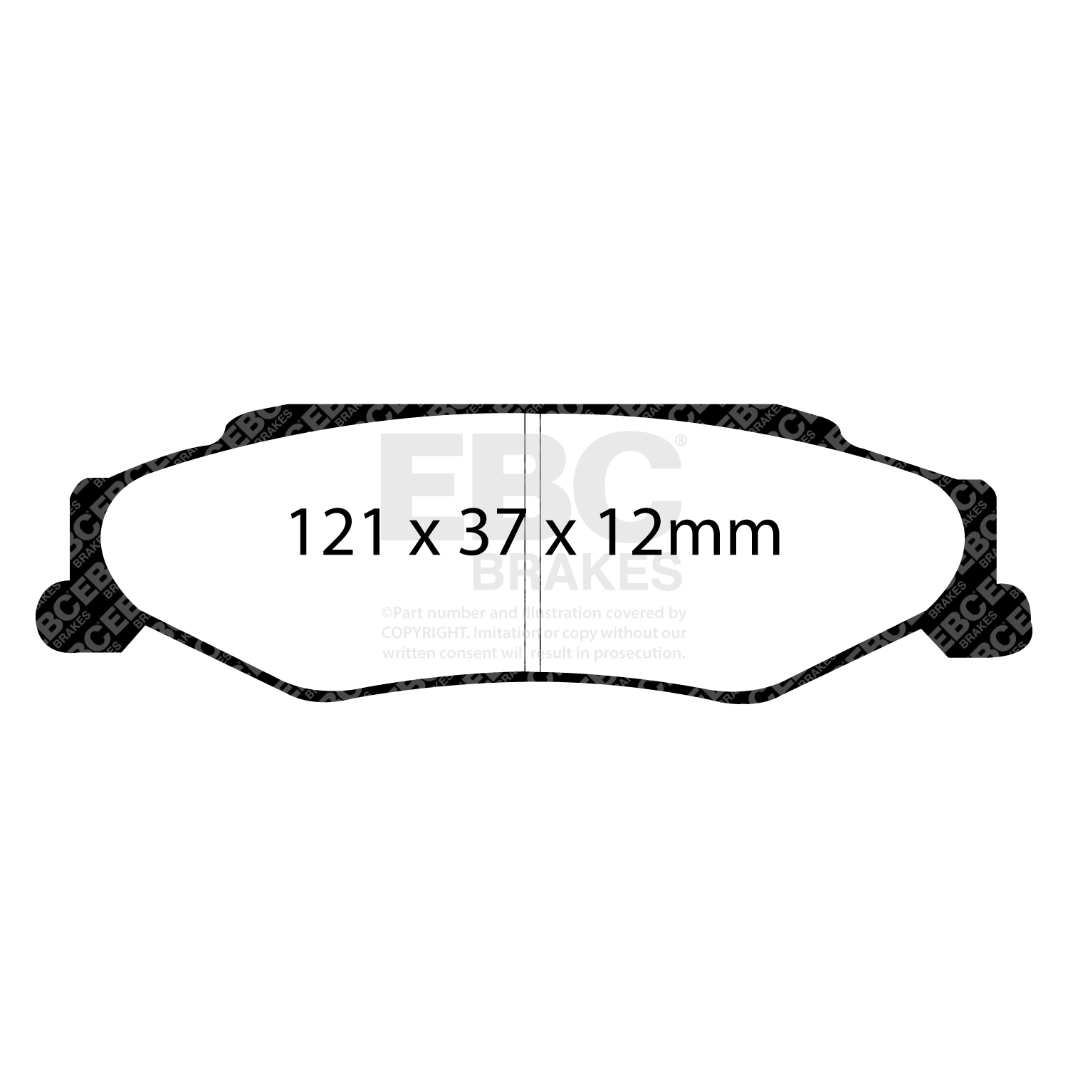 plăcuțe de frână ebc, ultimax oe , punte spate, dp1160 plăcuțe de frână ebc, ultimax oe , punte spate, dp1160