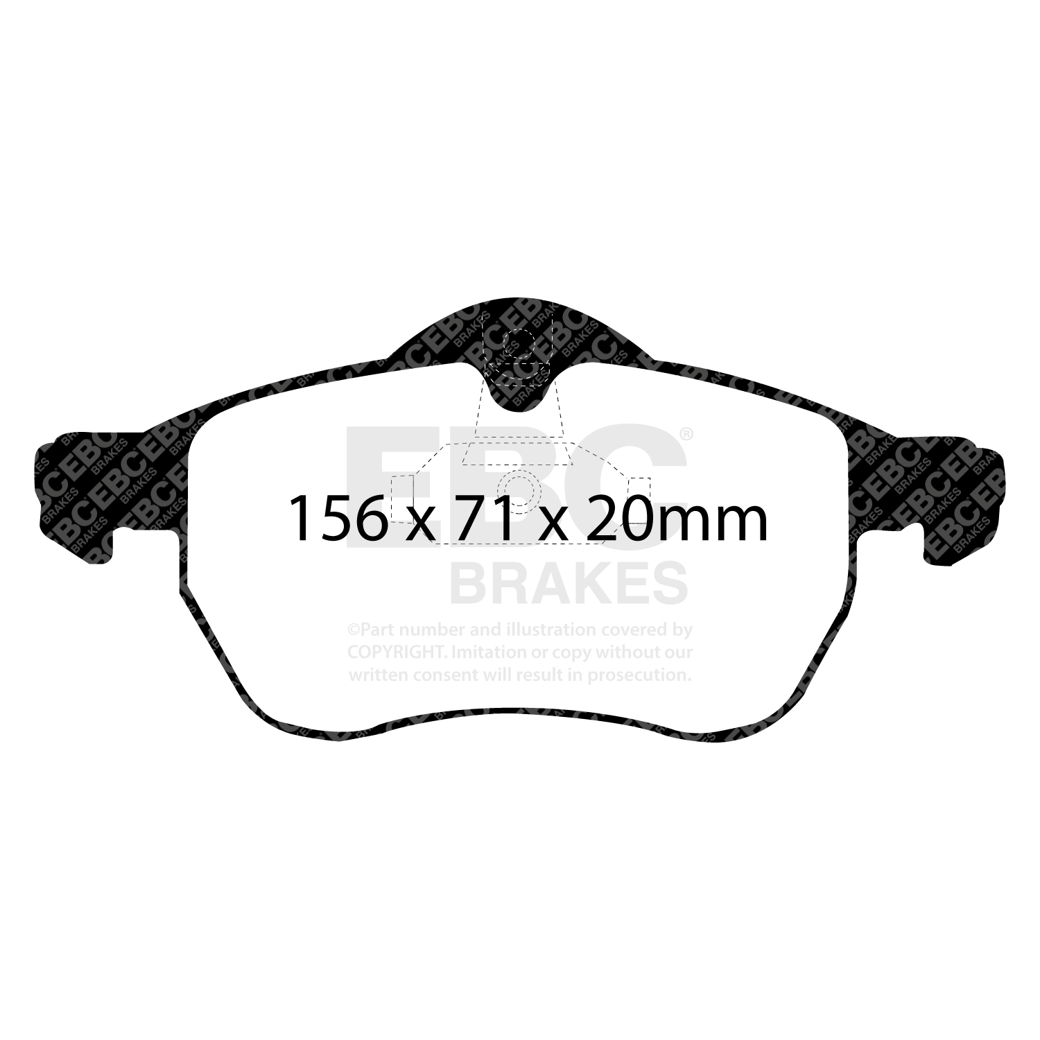 plăcuțe de frână ebc, ultimax oe , punte faţă, dp1183 plăcuțe de frână ebc, ultimax oe , punte faţă, dp1183