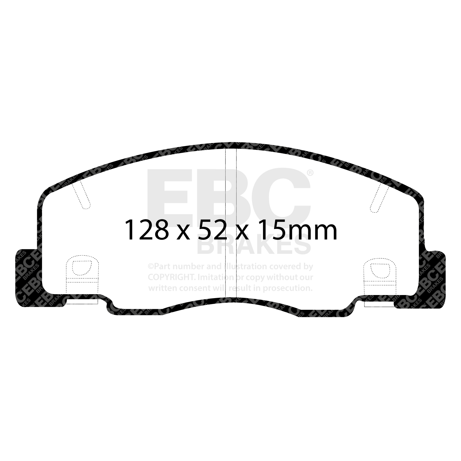 plăcuțe de frână ebc, ultimax oe , punte faţă, dp1204 plăcuțe de frână ebc, ultimax oe , punte faţă, dp1204