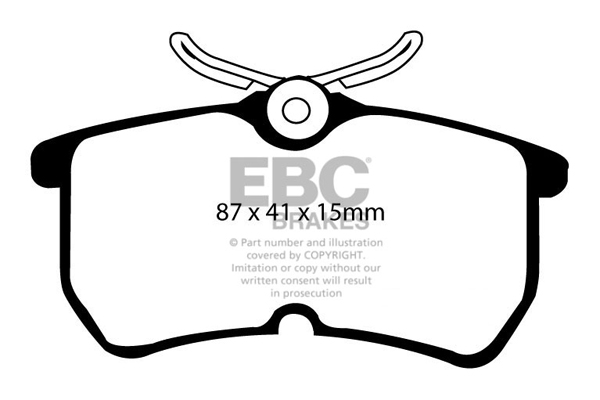 plăcuțe de frână ebc, ultimax oe , punte spate, dp1218 plăcuțe de frână ebc, ultimax oe , punte spate, dp1218