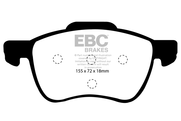 plăcuțe de frână ebc, ultimax oe , punte faţă, dp1229 plăcuțe de frână ebc, ultimax oe , punte faţă, dp1229