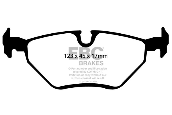 plăcuțe de frână ebc, ultimax oe , punte spate, dp1289 plăcuțe de frână ebc, ultimax oe , punte spate, dp1289