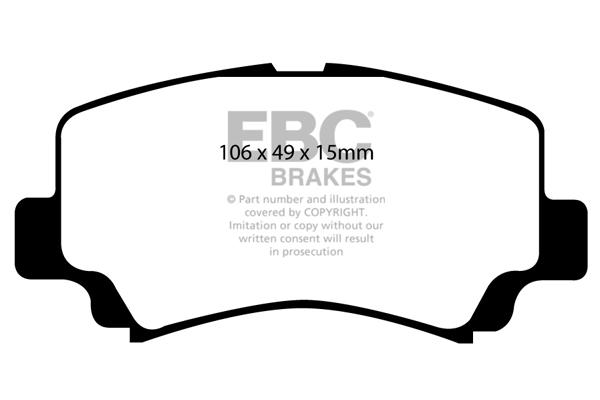 plăcuțe de frână ebc, ultimax oe , punte faţă, dp1291 plăcuțe de frână ebc, ultimax oe , punte faţă, dp1291