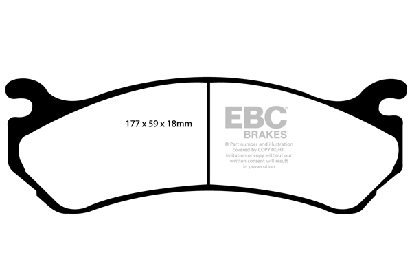 plăcuțe de frână ebc, ultimax oe , punte spate, dp1304 plăcuțe de frână ebc, ultimax oe , punte spate, dp1304