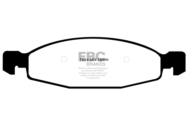 plăcuțe de frână ebc, ultimax oe , punte faţă, dp1312 plăcuțe de frână ebc, ultimax oe , punte faţă, dp1312
