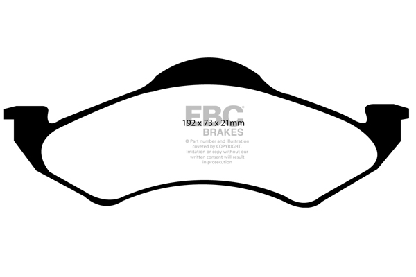 plăcuțe de frână ebc, ultimax oe , punte faţă, dp1318 plăcuțe de frână ebc, ultimax oe , punte faţă, dp1318