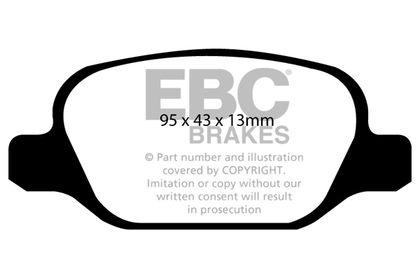 plăcuțe de frână ebc, ultimax oe , punte spate, dp1338 plăcuțe de frână ebc, ultimax oe , punte spate, dp1338