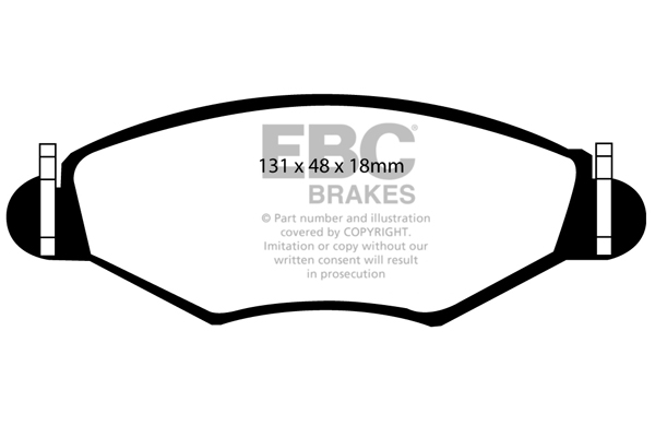 plăcuțe de frână ebc, ultimax oe , punte faţă, dp1366 plăcuțe de frână ebc, ultimax oe , punte faţă, dp1366