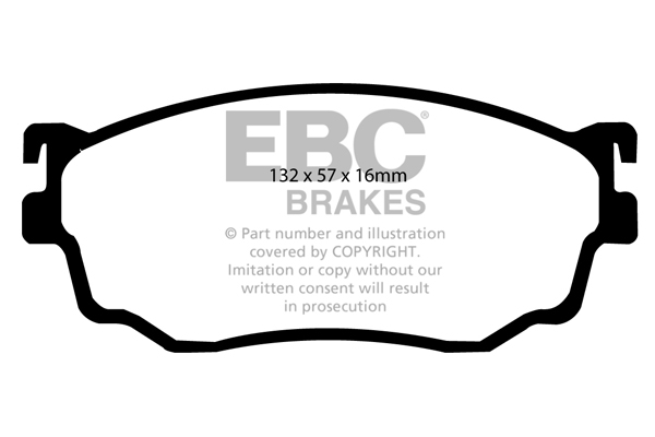 plăcuțe de frână ebc, ultimax oe , punte faţă, dp1411 plăcuțe de frână ebc, ultimax oe , punte faţă, dp1411