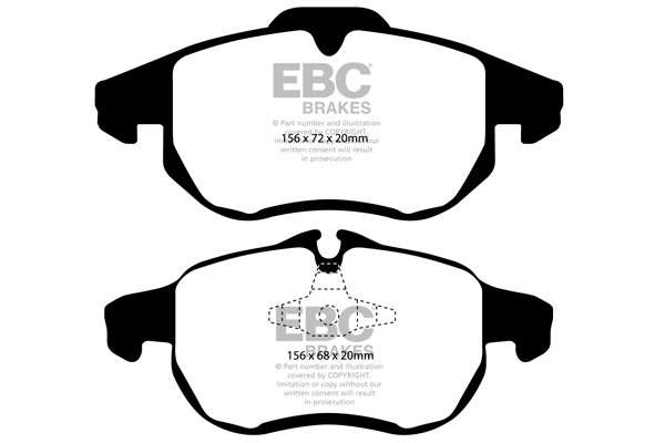 plăcuțe de frână ebc, ultimax oe , punte faţă, dp1414 plăcuțe de frână ebc, ultimax oe , punte faţă, dp1414