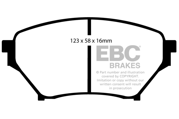 plăcuțe de frână ebc, ultimax oe , punte faţă, dp1452 plăcuțe de frână ebc, ultimax oe , punte faţă, dp1452
