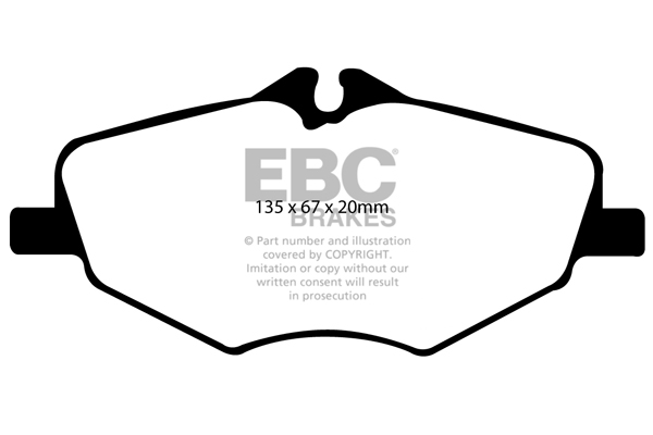 plăcuțe de frână ebc, ultimax oe , punte faţă, dp1488 plăcuțe de frână ebc, ultimax oe , punte faţă, dp1488