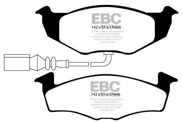 plăcuțe de frână ebc, ultimax oe , punte faţă, dp1498 plăcuțe de frână ebc, ultimax oe , punte faţă, dp1498
