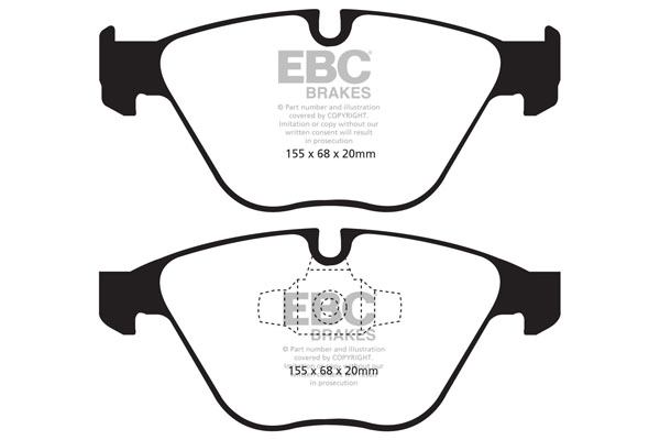 plăcuțe de frână ebc, ultimax oe , punte faţă, dp1512 plăcuțe de frână ebc, ultimax oe , punte faţă, dp1512