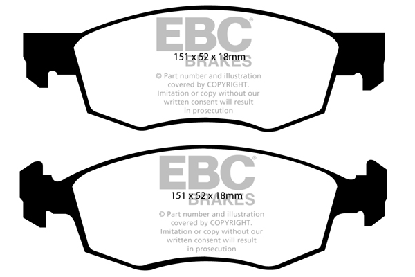 plăcuțe de frână ebc, ultimax oe , punte faţă, dp1528 plăcuțe de frână ebc, ultimax oe , punte faţă, dp1528
