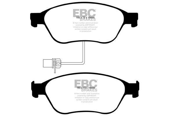 plăcuțe de frână ebc, ultimax oe , punte faţă, dp1535 plăcuțe de frână ebc, ultimax oe , punte faţă, dp1535