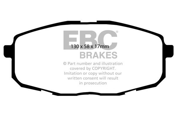 plăcuțe de frână ebc, ultimax oe , punte faţă, dp1562 plăcuțe de frână ebc, ultimax oe , punte faţă, dp1562