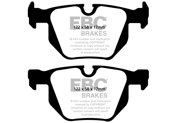 plăcuțe de frână ebc, ultimax oe , punte spate, dp1588 plăcuțe de frână ebc, ultimax oe , punte spate, dp1588