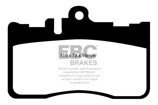 plăcuțe de frână ebc, ultimax oe , punte faţă, dp1622 plăcuțe de frână ebc, ultimax oe , punte faţă, dp1622
