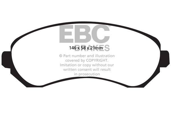 plăcuțe de frână ebc, ultimax oe , punte faţă, dp1628 plăcuțe de frână ebc, ultimax oe , punte faţă, dp1628