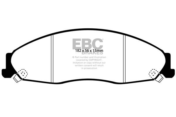 plăcuțe de frână ebc, ultimax oe , punte faţă, dp1645 plăcuțe de frână ebc, ultimax oe , punte faţă, dp1645