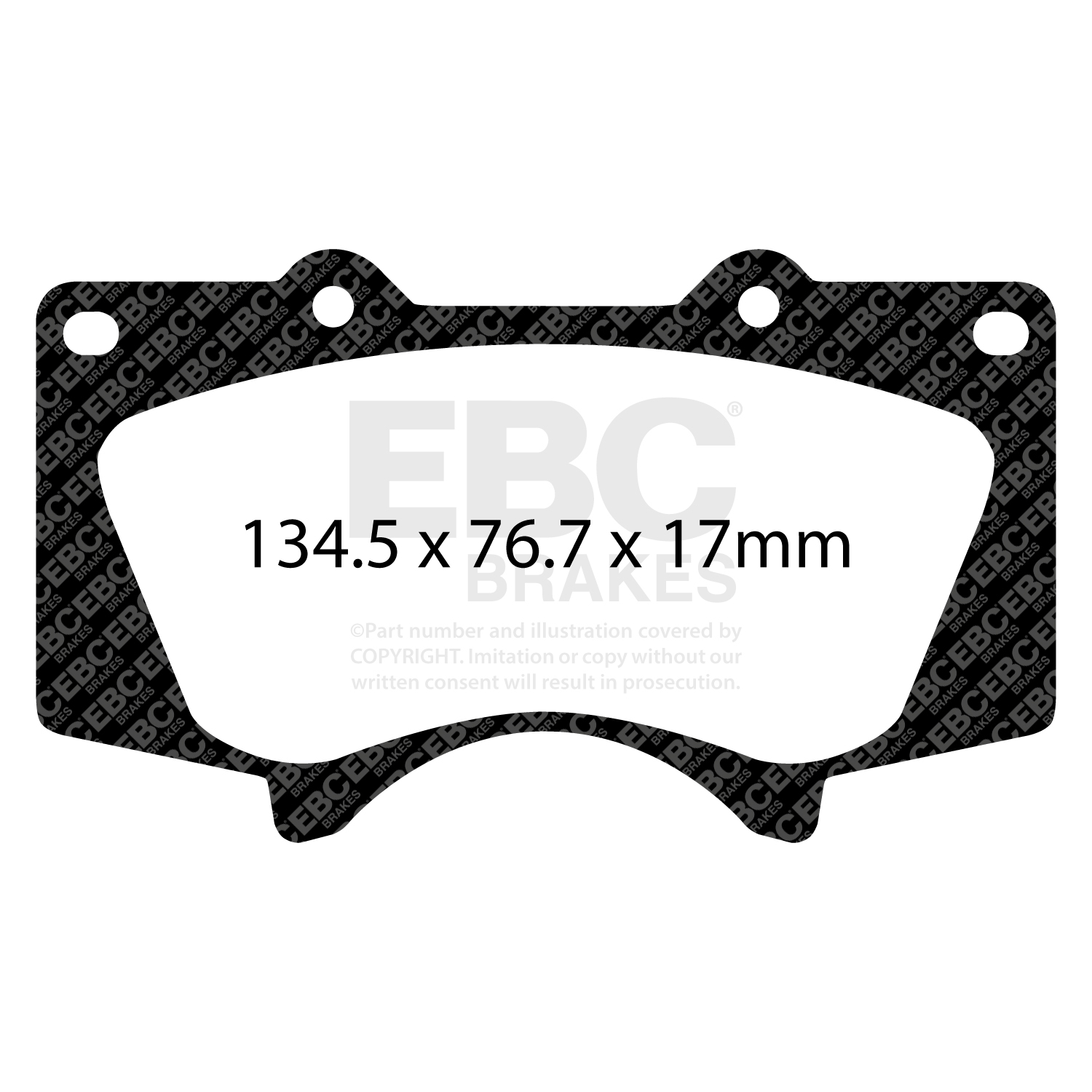 plăcuțe de frână ebc, ultimax oe , punte faţă, dp1657 plăcuțe de frână ebc, ultimax oe , punte faţă, dp1657