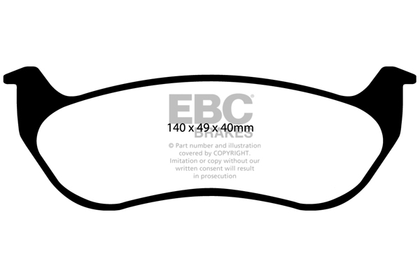 plăcuțe de frână ebc, ultimax oe , punte spate, dp1673 plăcuțe de frână ebc, ultimax oe , punte spate, dp1673