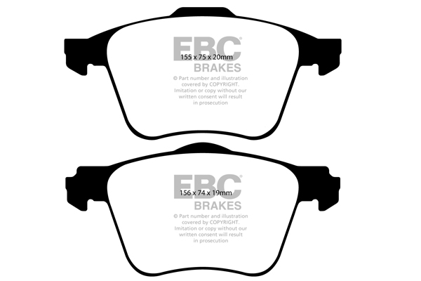 plăcuțe de frână ebc, ultimax oe , punte faţă, dp1690 plăcuțe de frână ebc, ultimax oe , punte faţă, dp1690