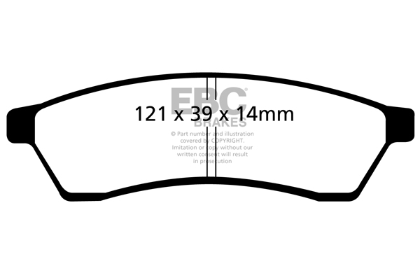 plăcuțe de frână ebc, ultimax oe , punte spate, dp1751 plăcuțe de frână ebc, ultimax oe , punte spate, dp1751