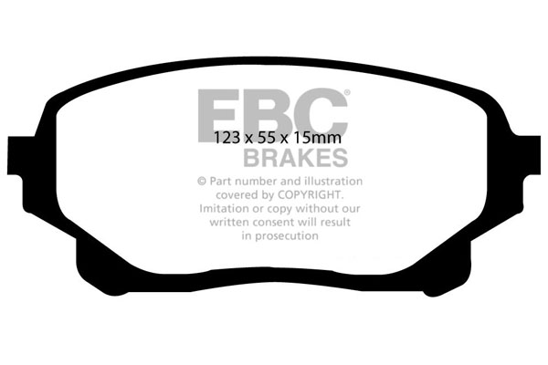 plăcuțe de frână ebc, ultimax oe , punte faţă, dp1756 plăcuțe de frână ebc, ultimax oe , punte faţă, dp1756