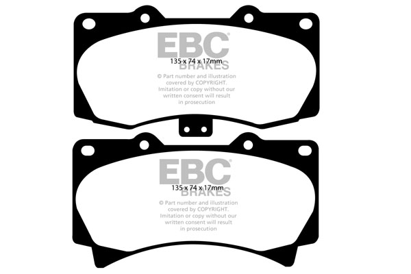 plăcuțe de frână ebc, ultimax oe , punte faţă, dp1759 plăcuțe de frână ebc, ultimax oe , punte faţă, dp1759