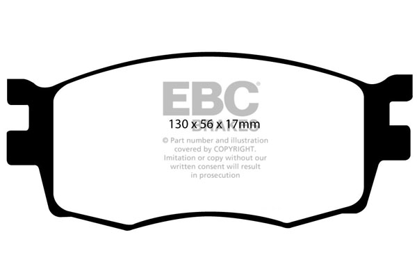 plăcuțe de frână ebc, ultimax oe , punte faţă, dp1768 plăcuțe de frână ebc, ultimax oe , punte faţă, dp1768