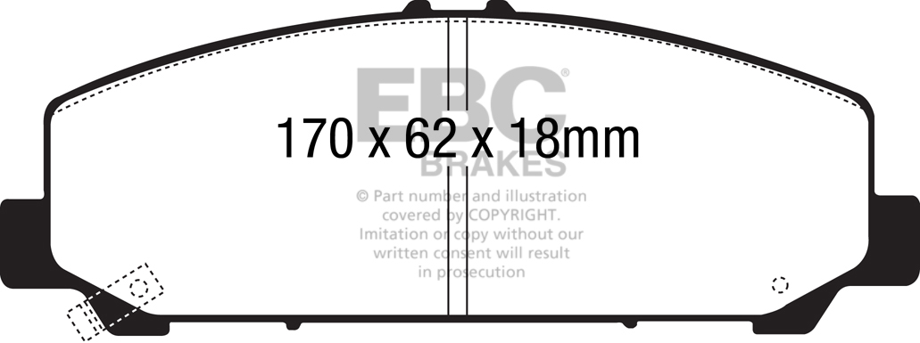 plăcuțe de frână ebc, ultimax oe , punte faţă, dp1808 plăcuțe de frână ebc, ultimax oe , punte faţă, dp1808
