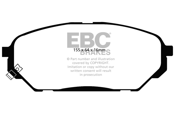 plăcuțe de frână ebc, ultimax oe , punte faţă, dp1813 plăcuțe de frână ebc, ultimax oe , punte faţă, dp1813