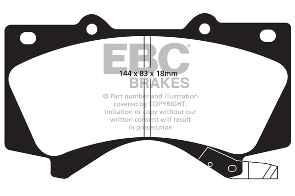 plăcuțe de frână ebc, ultimax oe , punte faţă, dp1815 plăcuțe de frână ebc, ultimax oe , punte faţă, dp1815
