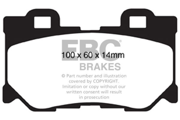 plăcuțe de frână ebc, ultimax oe , punte spate, dp1824 plăcuțe de frână ebc, ultimax oe , punte spate, dp1824