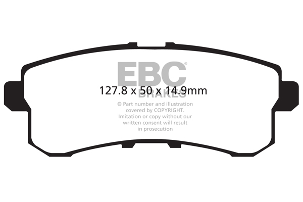 plăcuțe de frână ebc, ultimax oe , punte spate, dp1876 plăcuțe de frână ebc, ultimax oe , punte spate, dp1876
