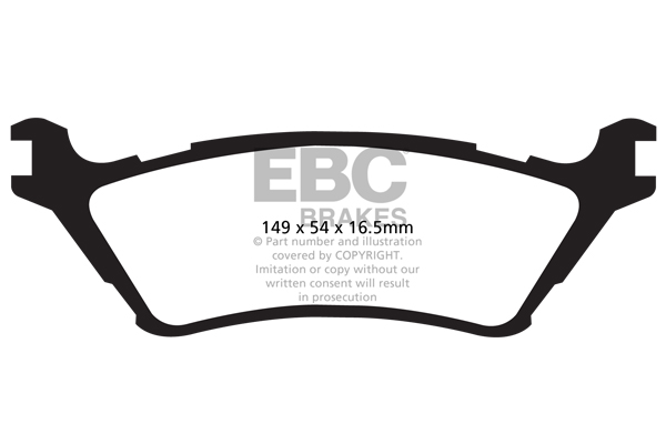 plăcuțe de frână ebc, ultimax oe , punte spate, dp1891 plăcuțe de frână ebc, ultimax oe , punte spate, dp1891
