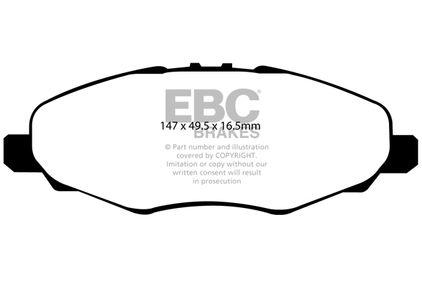 plăcuțe de frână ebc, ultimax oe , punte faţă, dp1924 plăcuțe de frână ebc, ultimax oe , punte faţă, dp1924