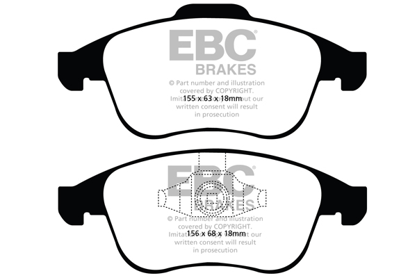 plăcuțe de frână ebc, ultimax oe , punte faţă, dp1993 plăcuțe de frână ebc, ultimax oe , punte faţă, dp1993