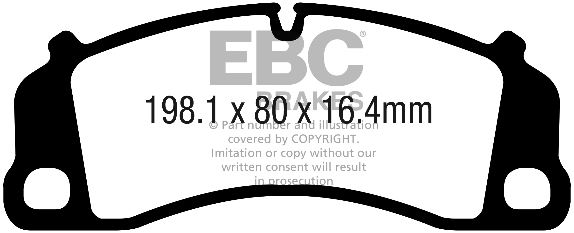 plăcuțe de frână ebc, yellowstuff , punte faţă, dp42206r plăcuțe de frână ebc, yellowstuff , punte faţă, dp42206r