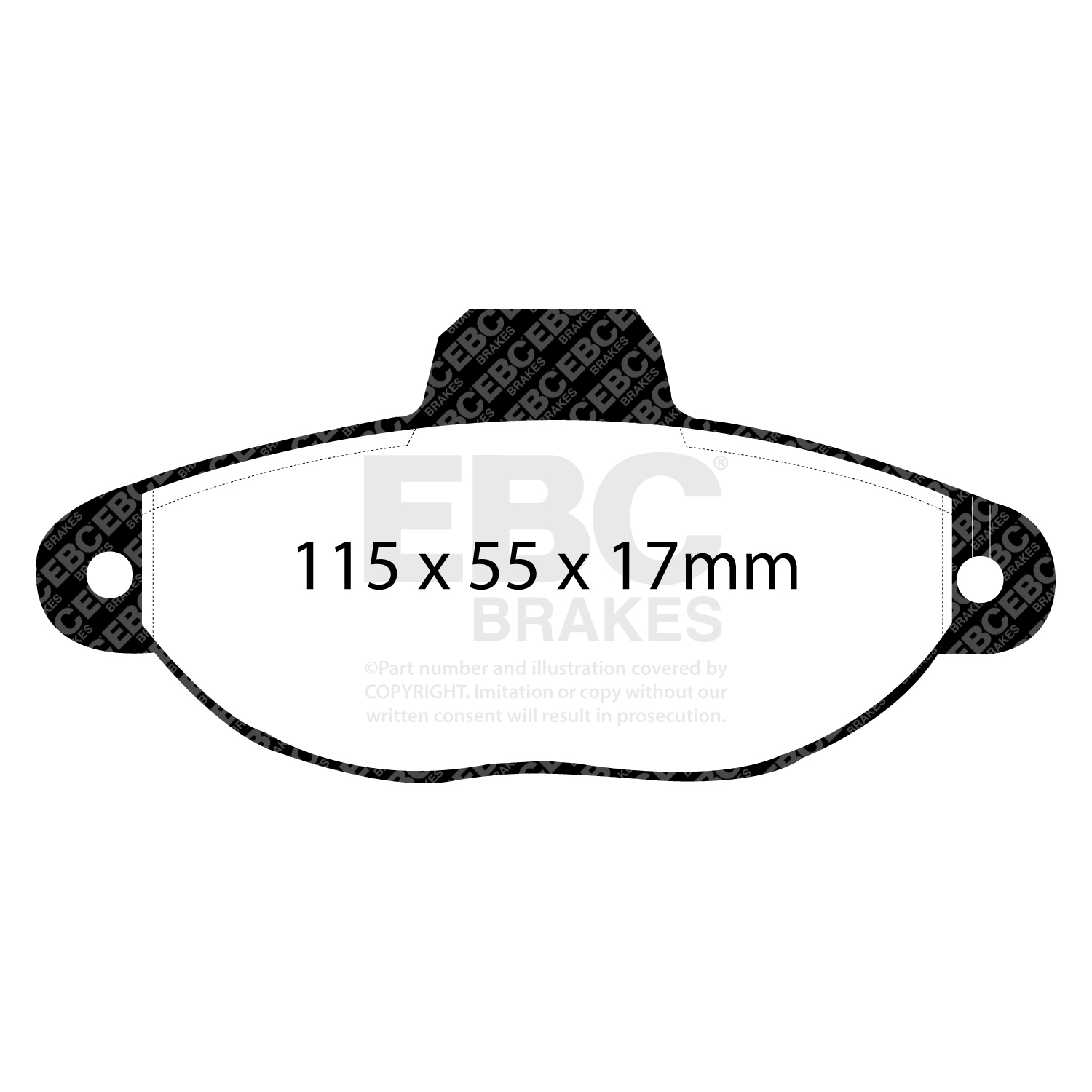plăcuțe de frână ebc, ultimax oe , punte faţă, dp945/2 plăcuțe de frână ebc, ultimax oe , punte faţă, dp945/2