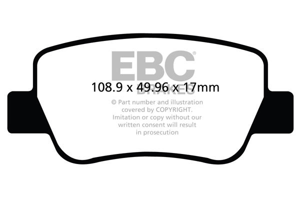 plăcuțe de frână ebc, ultimax oe , punte spate, dpx2027 plăcuțe de frână ebc, ultimax oe , punte spate, dpx2027